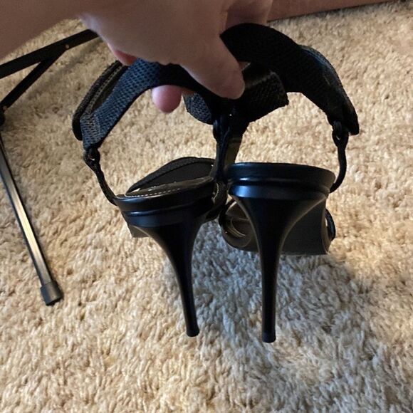 Kendall & Kyle Women's Black Sandal Stiletto’s Size 9M - Picture 4 of 13